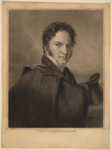 Gideon Fairman by Albert Newsam; Thomas Sully, drawing, 1827