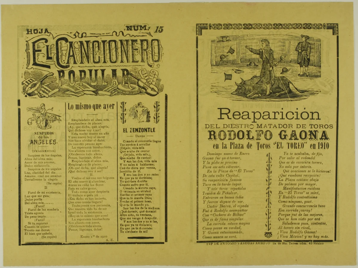 The Popular Songbook by Manuel Manilla, print, 1850-1900