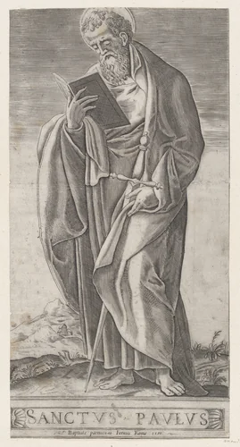 An Old Man (Saint Paul) by anonymous, print, 1592