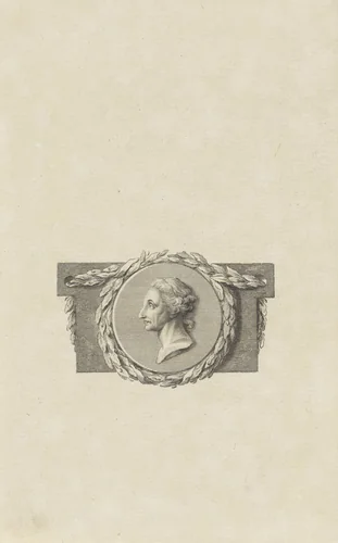 Portret van Christian Furchtegott Gellert by Reinier Vinkeles, print, 1775