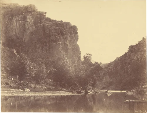 Landscape by Frank Chauvassaigne, photograph, 1858