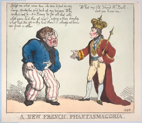 A New French Phantasmagoria by Thomas Rowlandson, print, 1803