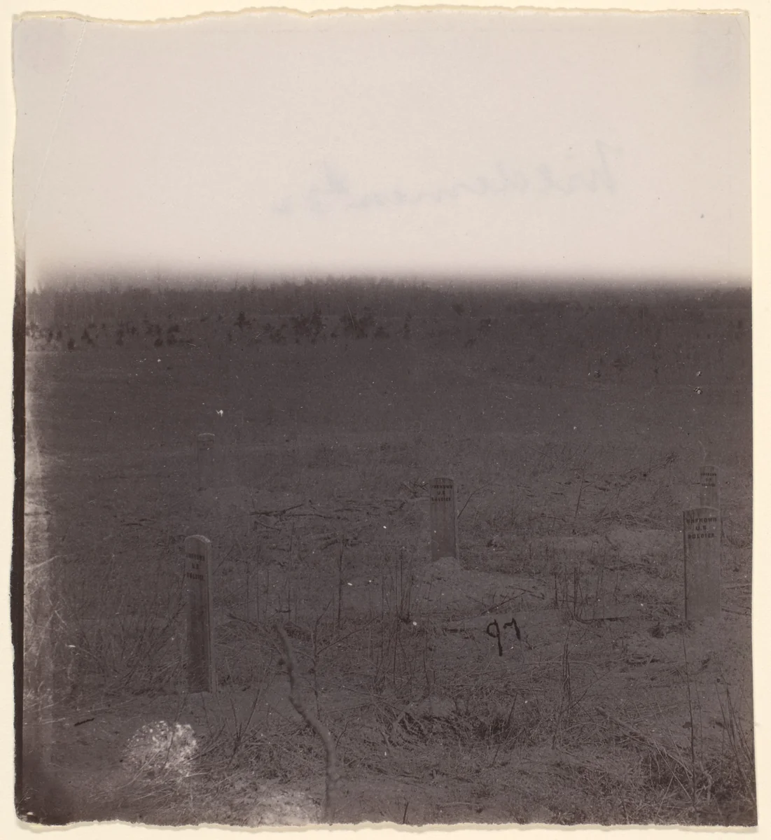 [The Wilderness Battlefield] by G. O. Brown, photograph, 1866