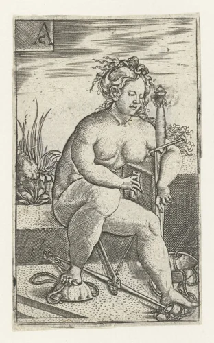 Gerechtigheid (Justitia) by Unknown, print, 1520-1562