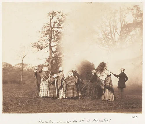 Remember, remember the 5th of November! by John Dillwyn Llewelyn, photograph, 1853-1856