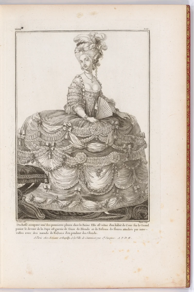 Gallerie des Modes et Costumes Français Desinés D'Apres Nature by G. F. R. Molé, book, 1778