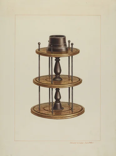Spool Holder by Edward L. Loper, index of american design, 1938