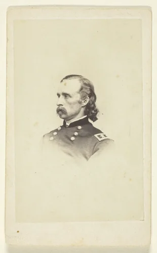 General George Armstrong Custer by Brady's National Photographic Portrait Galleries, photograph, 1860-1876