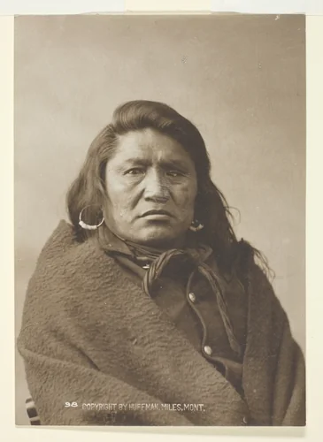 Deaf Bull by Laton Alton Huffman, photograph, 1875-1885