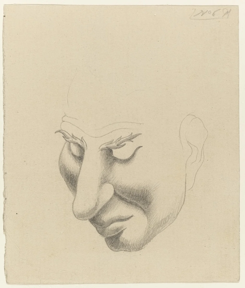Mask by Roger de La Fresnaye, drawing, 1921