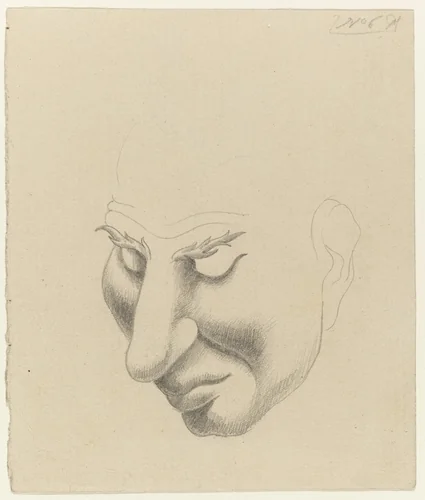 Mask by Roger de La Fresnaye, drawing, 1921