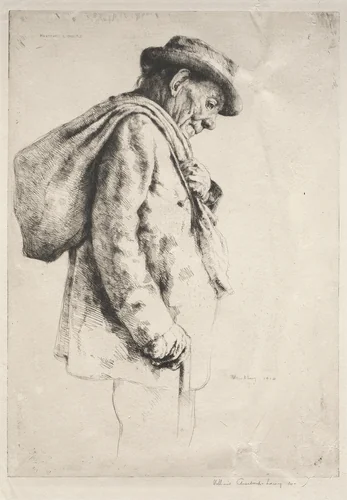 Marchand d'Habits by William Auerbach-Levy, print, 1918