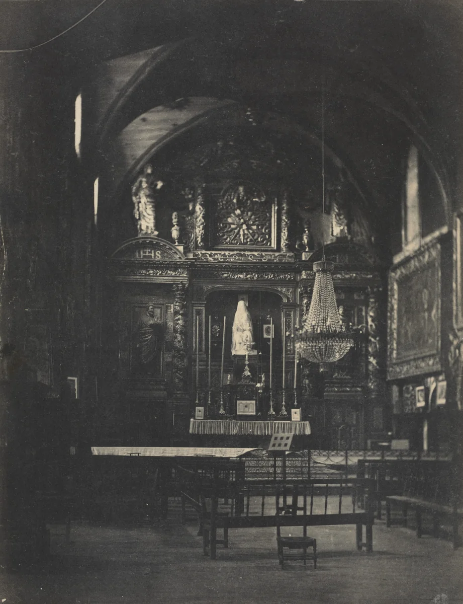 Church Interior by Farnham Maxwell Lyte, photograph, 1850-1860