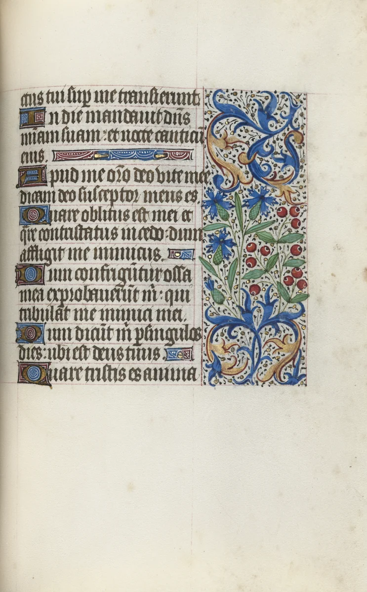 Book of Hours (Use of Rouen): fol. 130r by Master of the Geneva Latini, book, 1465-1475