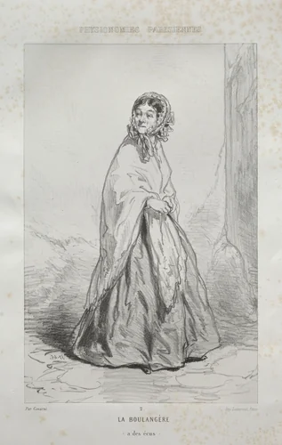 La Boulangère by Paul Gavarni, print, 1824-1866