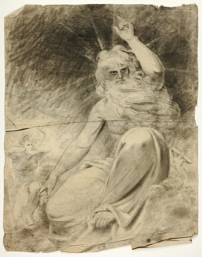 Moses by John Downman, drawing, 1770-1824