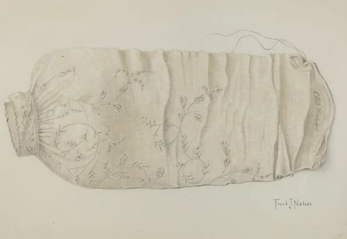 Embroidered sleeve by Frank Nelson, index of american design, 1938