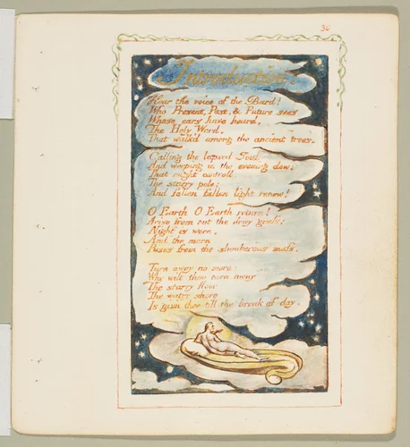 Songs of Experience: Introduction by William Blake, print, 1794-1825