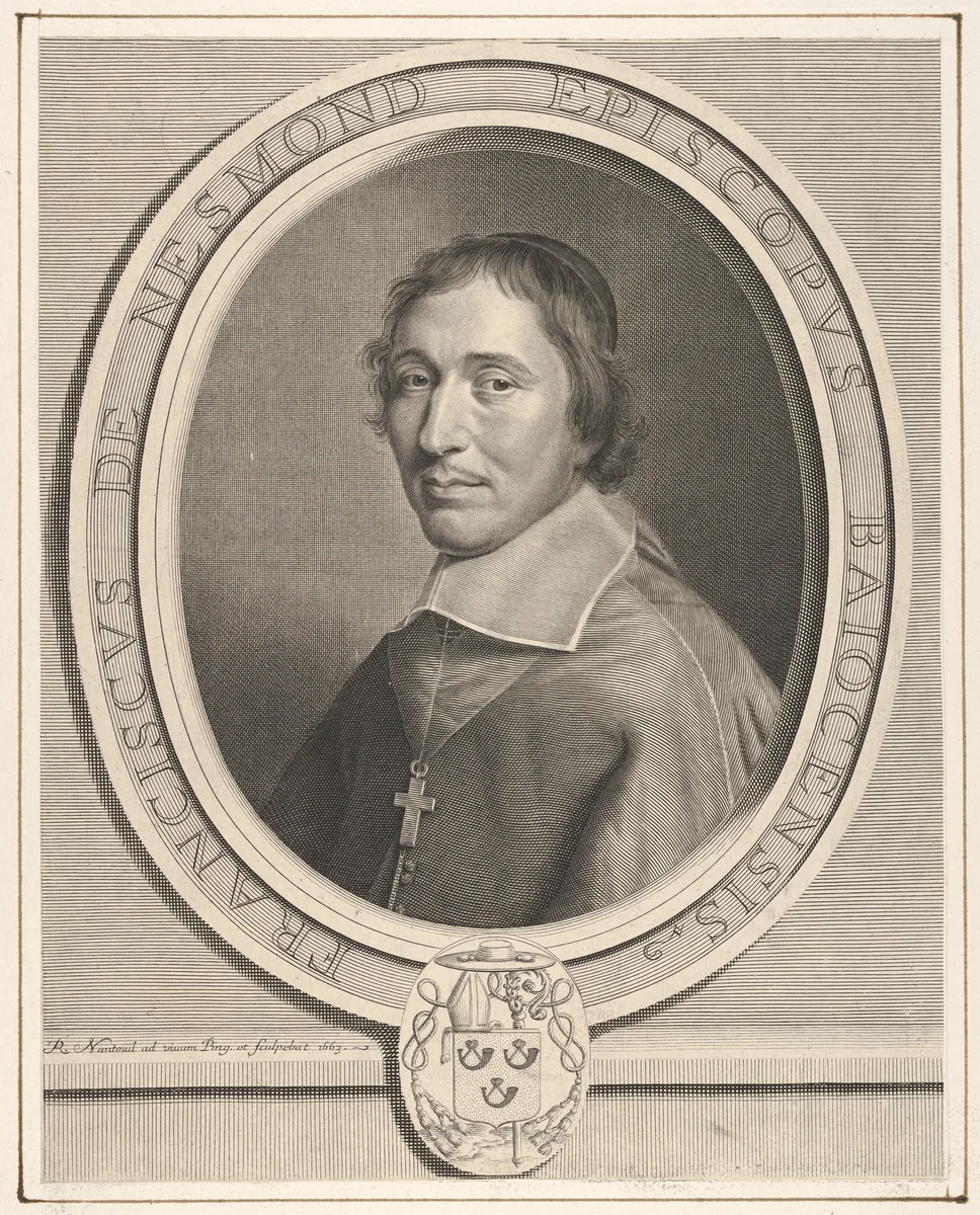 François de Nesmond by Robert Nanteuil, print, 1663