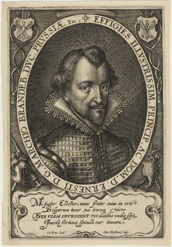 Ernest, Elector of Brandenburg by Simon van de Passe, print, 1595-1647