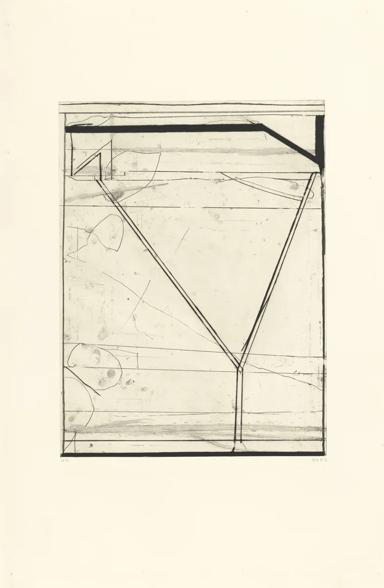 Softground Y by Richard Diebenkorn, print, 1982