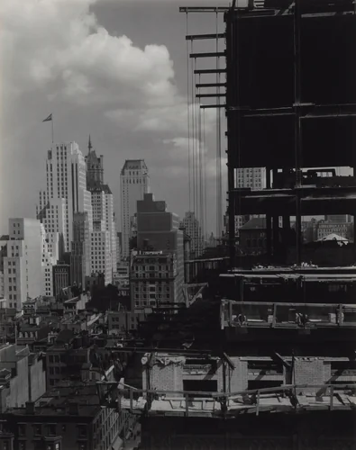 From My Window at An American Place, North by Alfred Stieglitz, photograph, 1931