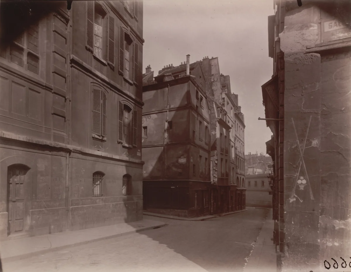 Rue Descartes by Eugène Atget, photograph, 1926