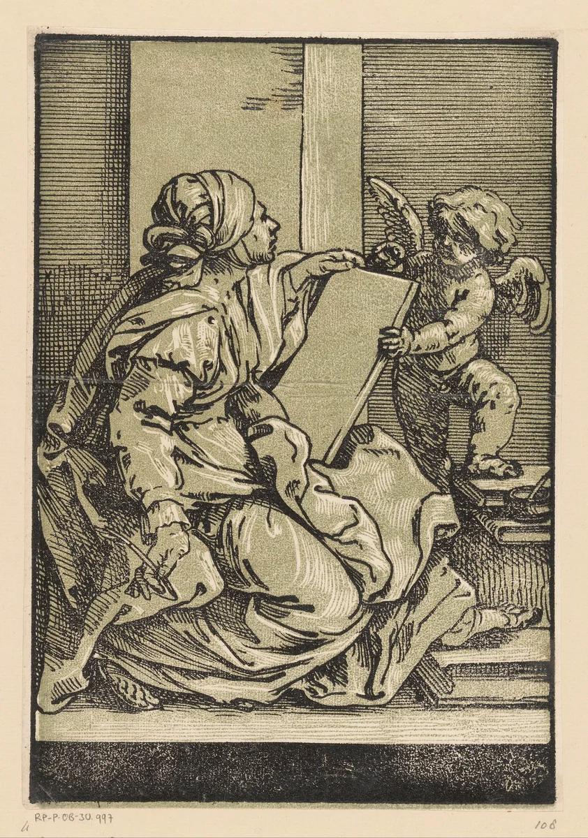 Sibille by Bartolommeo Coriolano, print, 1609-1676