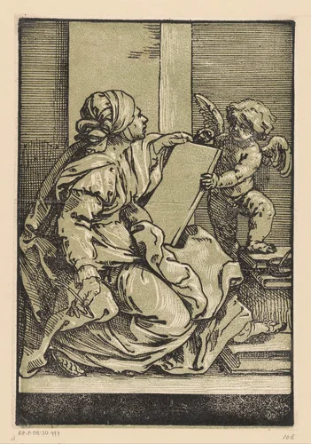 Sibille by Bartolommeo Coriolano, print, 1609-1676