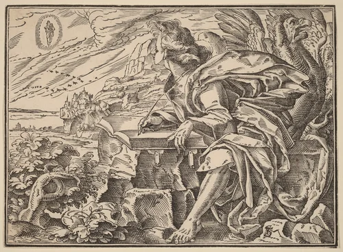 The Four Horsemen of the Apocalypse by Christoph Murer, print, 1558-1614