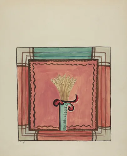 Companion Panel from Main Reredos, Church of Sanctuario, Chimayo by E. Boyd, index of american design, 1935-1942