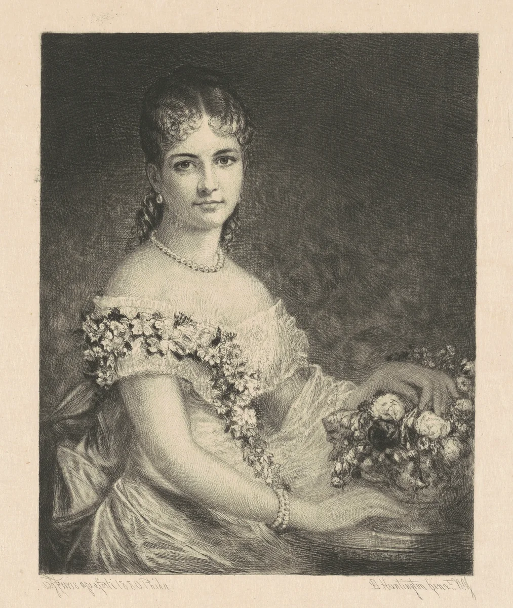 Mrs. J. Coleman Drayton (Charlotte Augusta Astor) by Stephen James Ferris, print, 1880