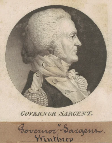 Winthrop Sargent by Charles B. J. Févret de Saint-Mémin, print, 1802