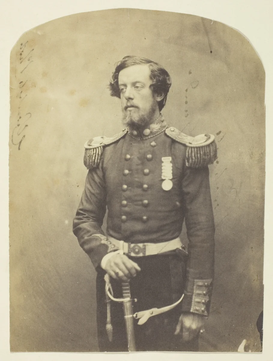 Captain Verschoyle, Grenadier Guards (an Early Photographer), Taken at the Crimea by Roger Fenton, photograph, 1855