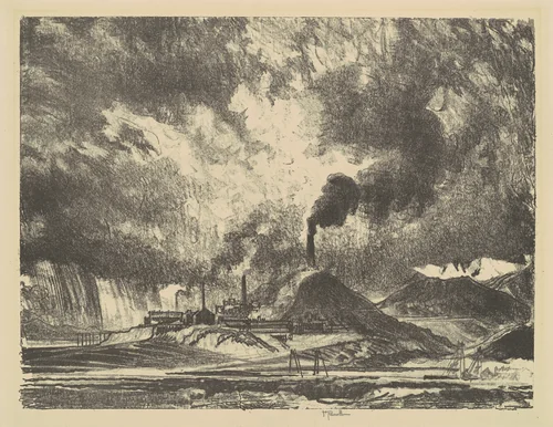 Anaconda, Montana by Joseph Pennell, print, 1915