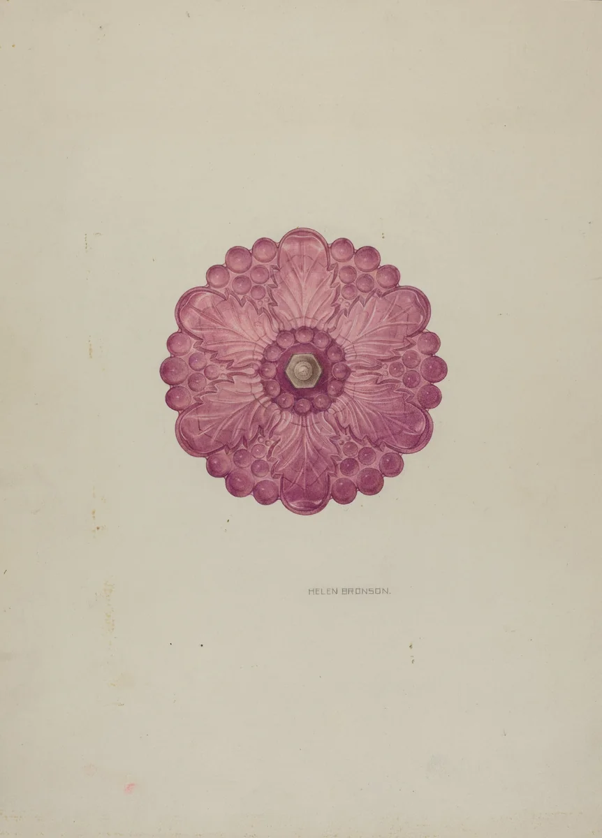 Tie-back by Helen Bronson, index of american design, 1941