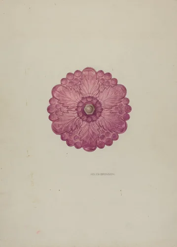 Tie-back by Helen Bronson, index of american design, 1941