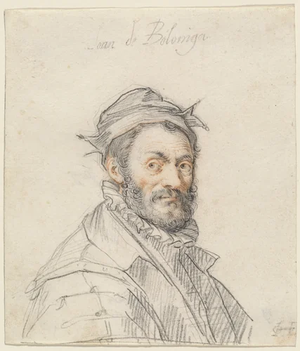 Giovanni da Bologna by Joseph Heintz, drawing, 1587