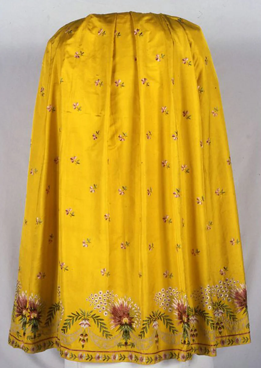 Skirt by France, textile, 1775-1795