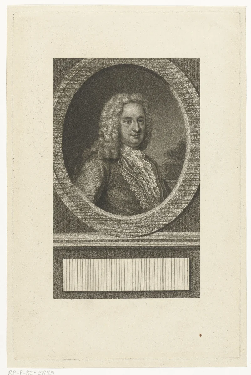 Portret van Frans van der Meer Nederlands ambassadeur in Spanje by Lambertus Antonius Claessens, print, 1792-1808