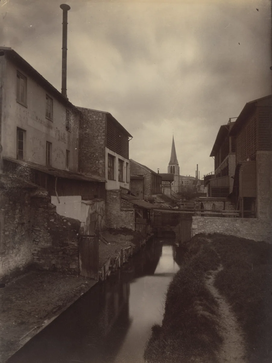 La Bièvre, Gentilly by Eugène Atget, photograph, 1901