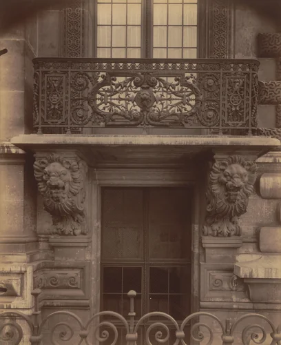 Balcon du Louvre by Eugène Atget, photograph, 1905