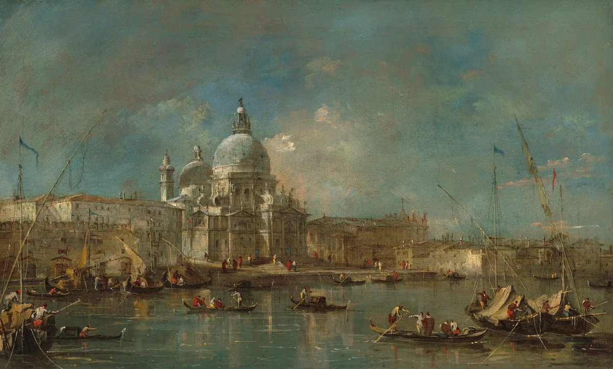 Santa Maria della Salute by Francesco Guardi, painting, 1770
