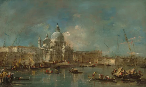 Santa Maria della Salute by Francesco Guardi, painting, 1770