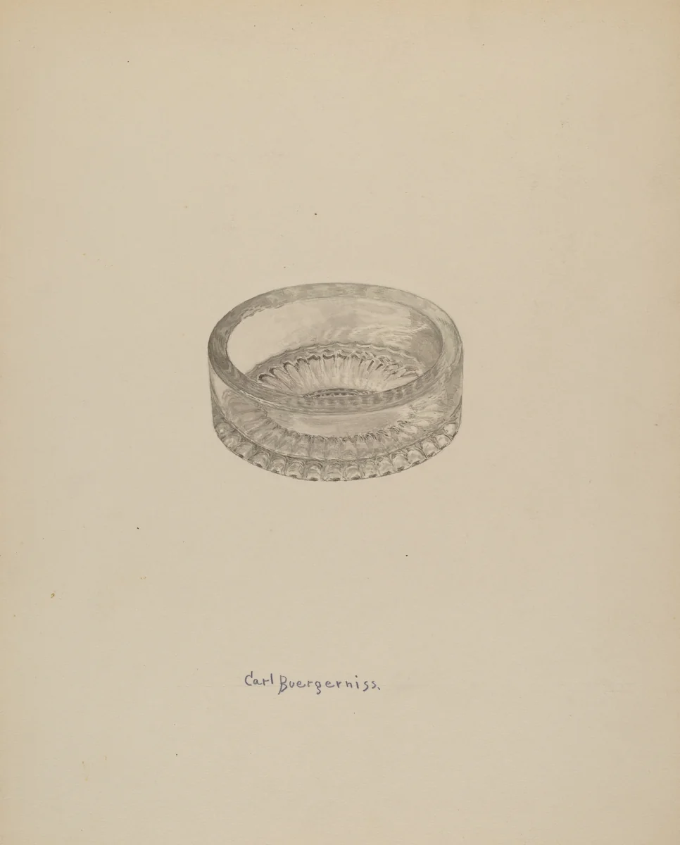 Family Salt Cellar by Carl Buergerniss, index of american design, 1941