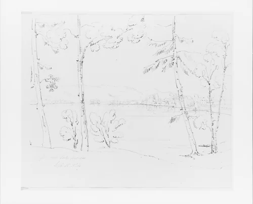 Sketchbook of Lake George, Catskill Mountains, and Hudson River Subjects by John William Casilear, artwork, 1834-1838