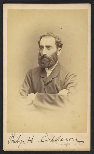 [Philip Hermogenes Calderon] by John and Charles Watkins, photograph, 1860-1869
