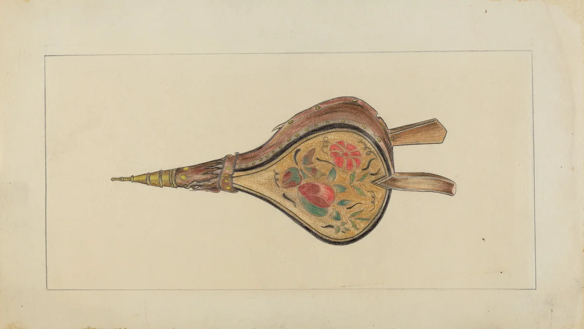 Bellows by Benjamin Resnick, index of american design, 1935-1942