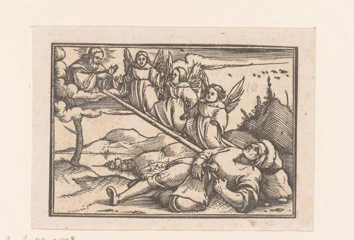 Jakobs ladder by anonymous, print, 1522