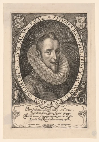 Wolfgang William, Count Palatine by Simon van de Passe, print, 1610-1640